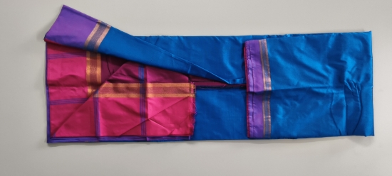 Picture of Semi Soft Silk Plain Saree