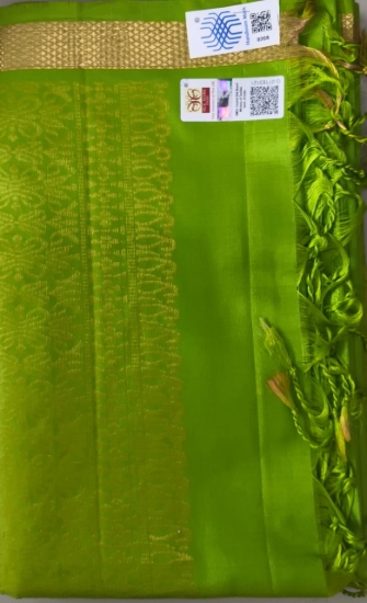 Picture of Pure Silk Thin Zari Saree